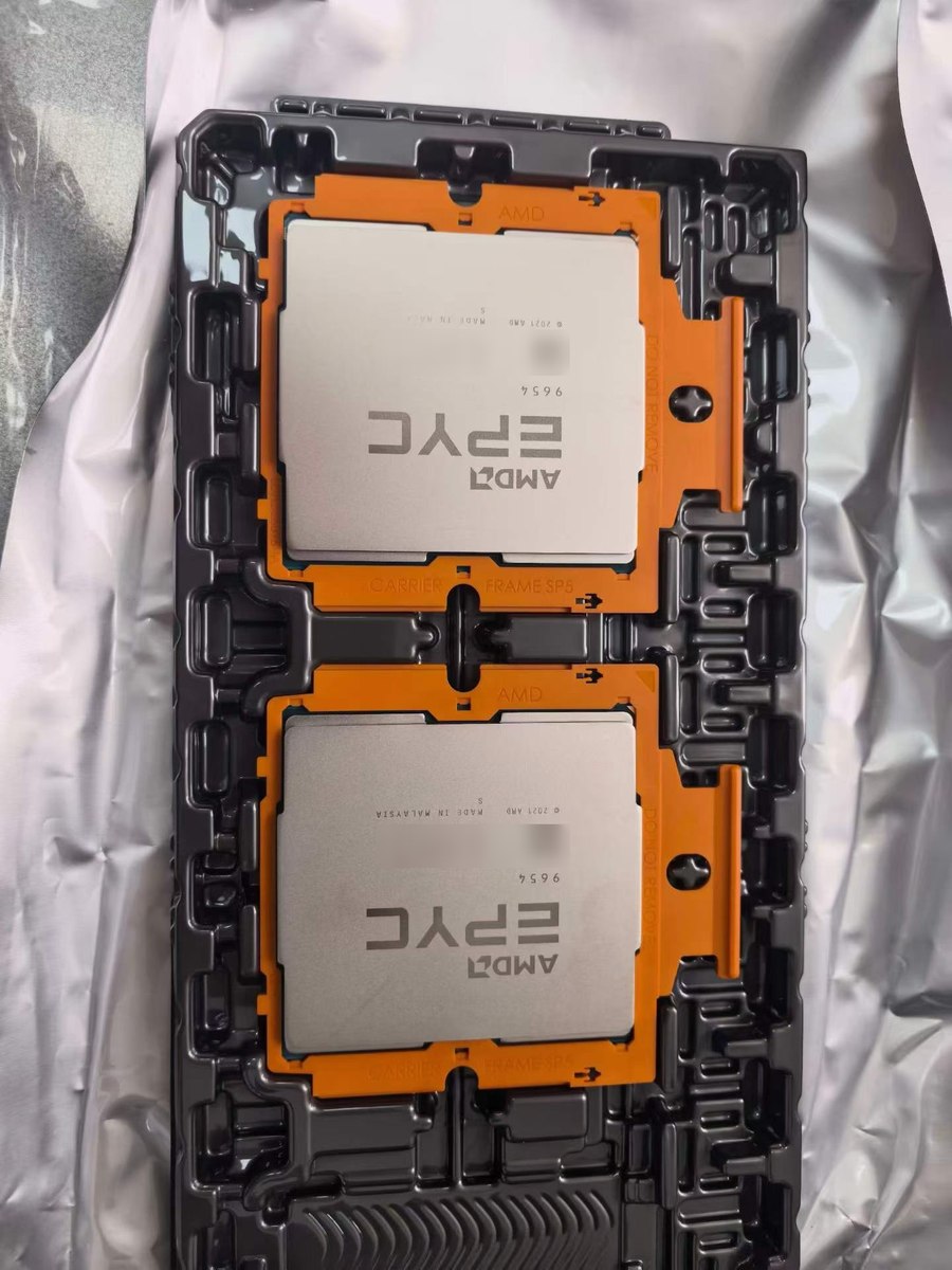 实拍现货：AMD EPYC 9654